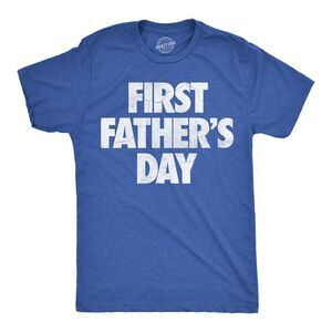Mens Funny T Shirts First Fathers Day Sarcastic Dad Tee For Men